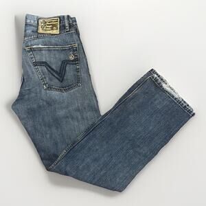 Volcom Men’s Denim Jeans 28x30 Blue Straight Fit Skate Surf Casual